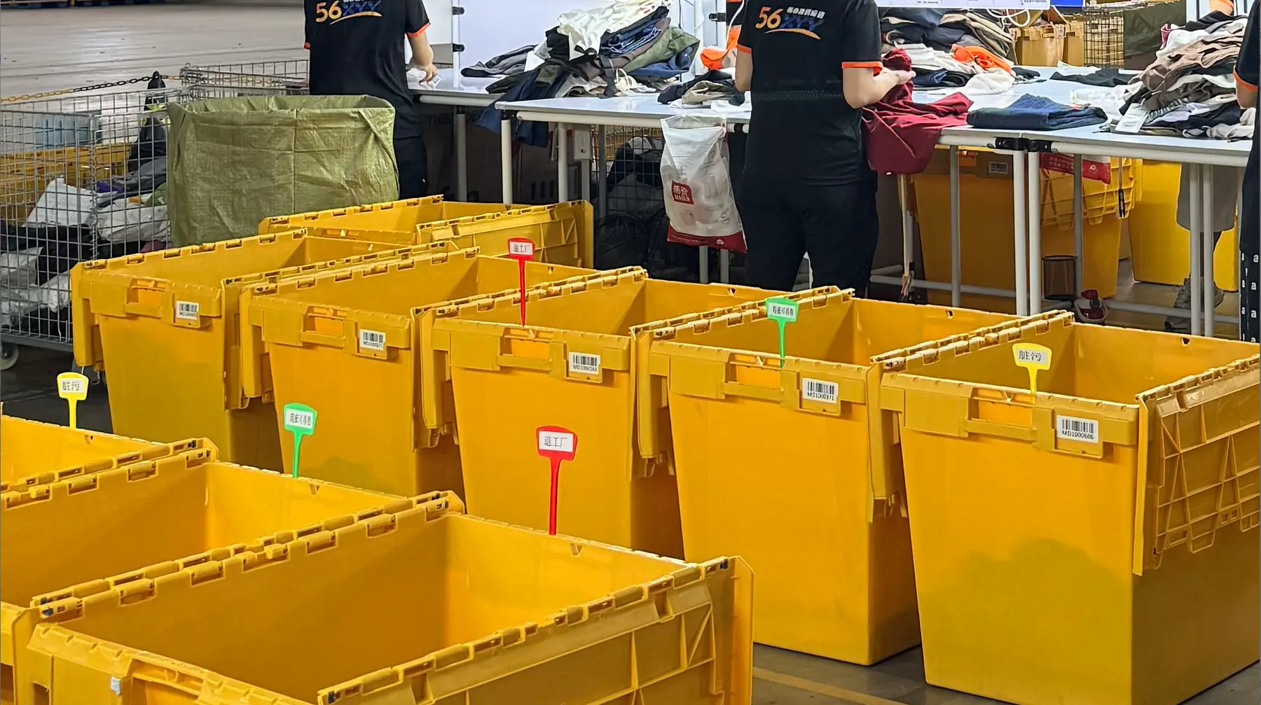 质检完成后的商品分流